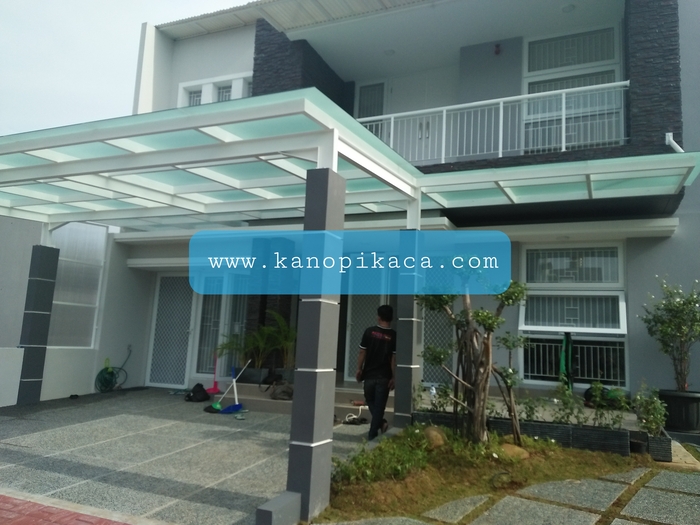 Kanopi Kaca Bintaro - Solusi Kanopi Modern